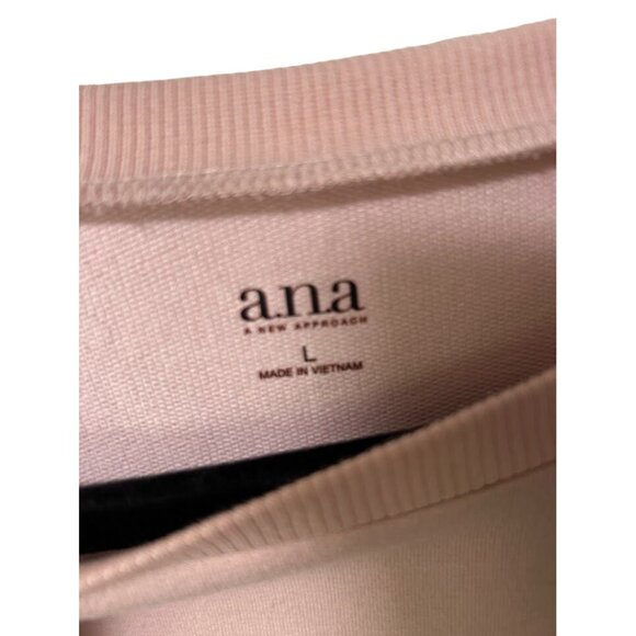 Ruffled Pearl Accent 3/4 Sleeve Blouse‎ Large Ana A New Approach - Picture 5 of 7